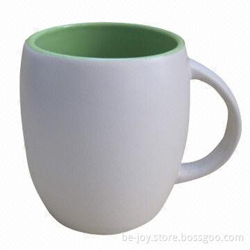 11oz Cydariform Ceramic Mug, Various Colors and Artworks are Available, OEM Orders are Welcome